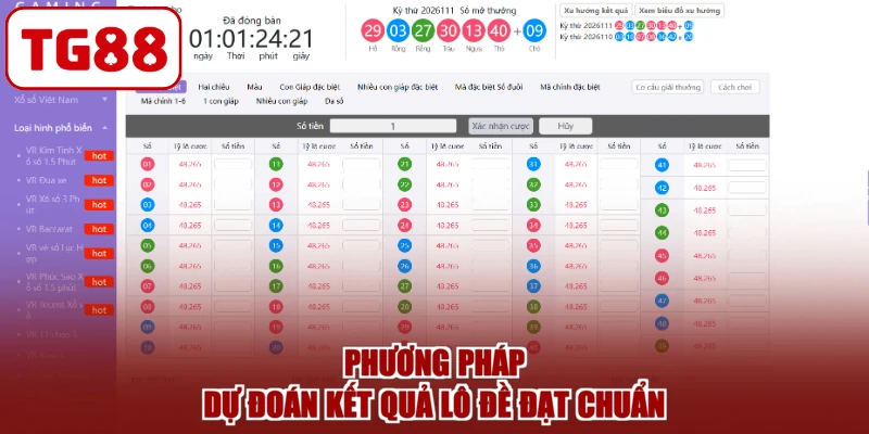 Phương pháp dự đoán kết quả lô đề đạt chuẩn